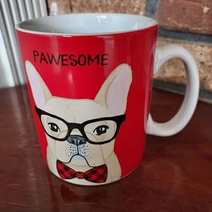 Mug Chasing Baxter French Bulldog Pawesome Red Dog Bow Tie Glasses 2016